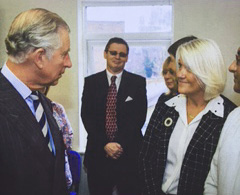 Prince Charles with Maddy Swann